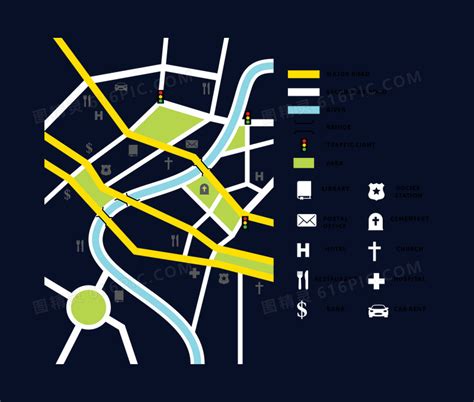 矢量城市街道地图图片免费下载_PNG素材_编号vn2iqg3yv_图精灵