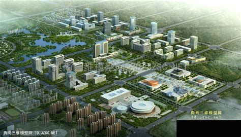 武威火车站站前区城市规划3dmax 模型下载-光辉城市