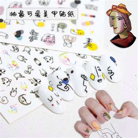 美甲彩绘图案图片