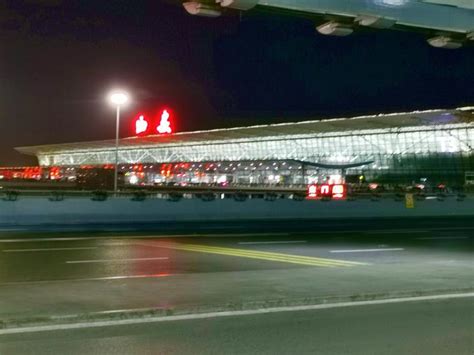 西安机场夜景，原创拍摄