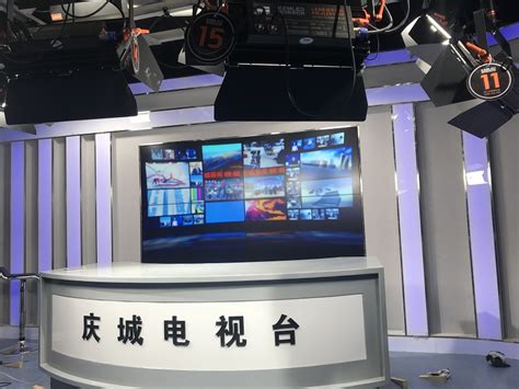 甘肃省庆城电视台液晶拼接屏项目