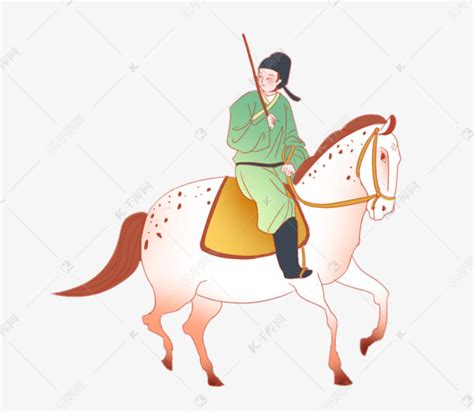 骑马古风头像图片