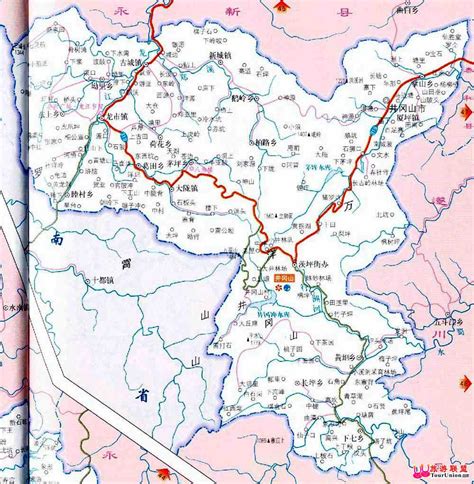 井冈山导游图 - 中国旅游地图 - 地理教师网