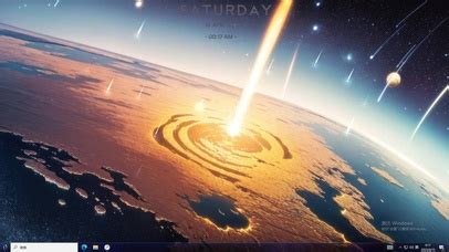 星球坠落图片