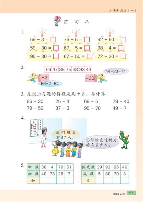 小学一年级数学：20以内连加连减、加减混合十七_小学数学_奥数网