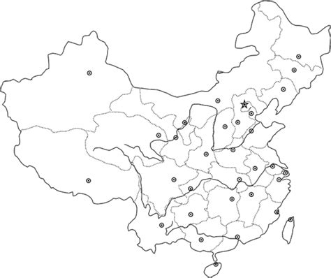 中国省级行政区域图怎么画 地球科学