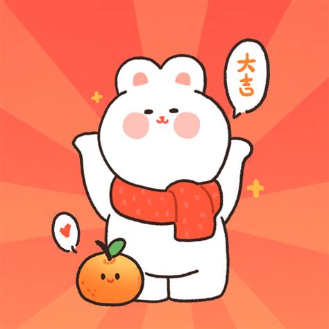 古风兔子新年头像女生动漫