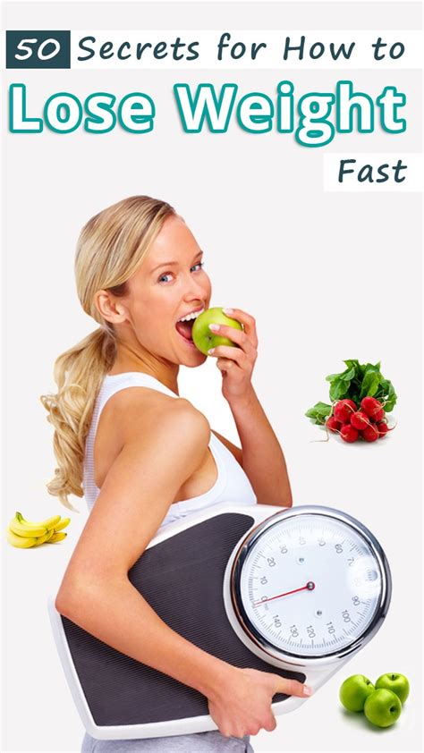 50 Secrets for How to Lose Weight Fast - Recommended Tips