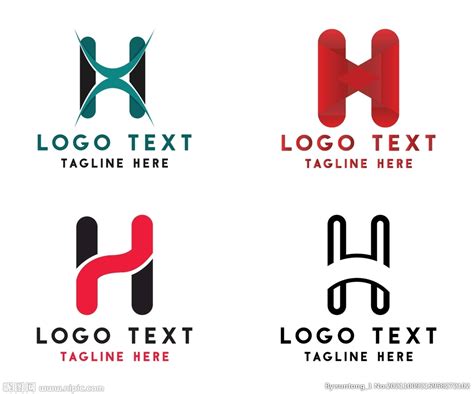 字母标 logo 标志h设计图__企业LOGO标志_标志图标_设计图库_昵图网nipic.com