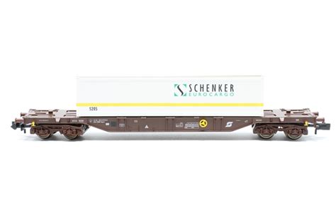 Fleischmann 968806 Set of 2 container wagons of the DB and OBB