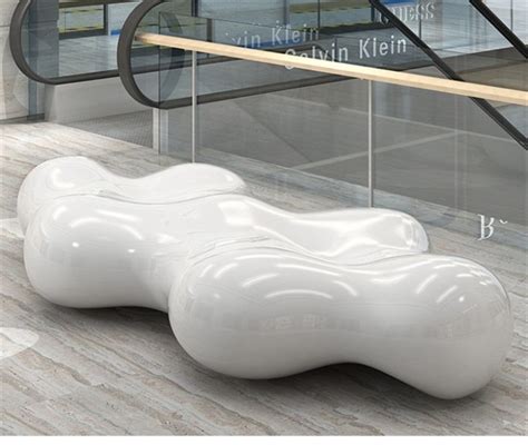 玻璃钢木纹长条坐凳_玻璃钢坐凳 - 欧迪雅凡家具