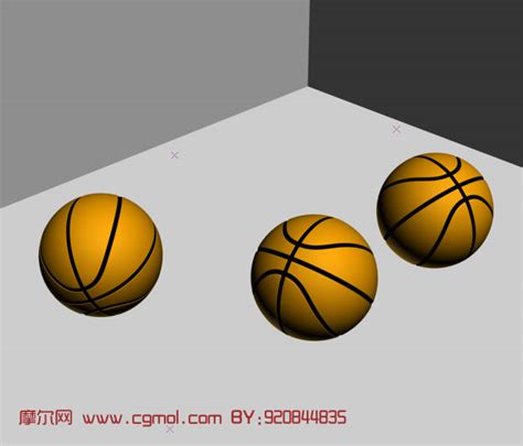 篮球3D模型_其他模型下载-摩尔网CGMOL