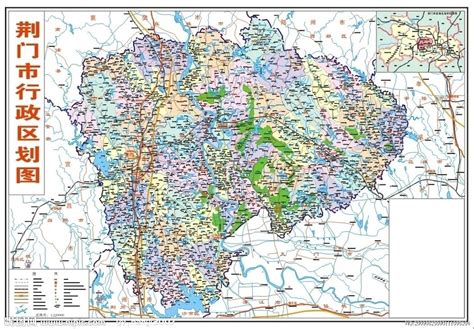 荆门市行政区划图矢量图__广告设计_广告设计_矢量图库_昵图网nipic.com