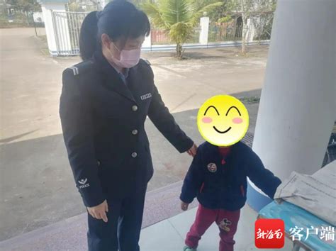 文昌4岁小孩不慎走失 警民助力帮忙回家-文昌新闻网-南海网