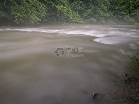 场地天山河清晨自然风景雾笼罩着山坡森林高清图片下载-正版图片307906471-摄图网