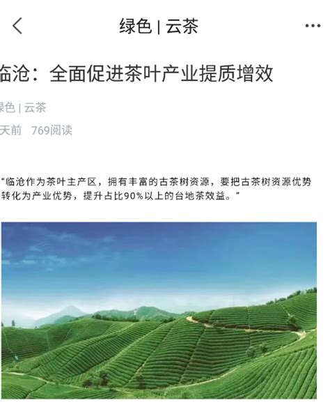 335、临沧全面促进茶叶产业提质增效。 https://mtydazzle.yunshicloud. _www.isenlin.cn