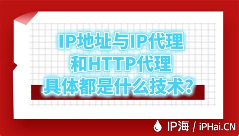 IP地址与IP代理和HTTP代理IP具体都是什么技术？ - IP海