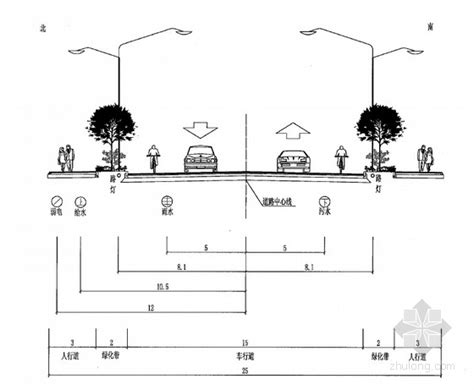 [四川]城市次干道施工图设计（含绿化，29张图纸）_道路及高速公路绿化设计图_土木在线
