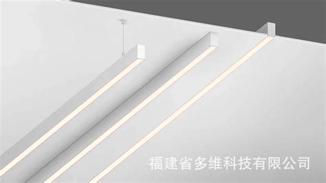 嵌入式LED线性灯直长条无缝拼接铝材线型灯低压24V线条轮廓线形 ...