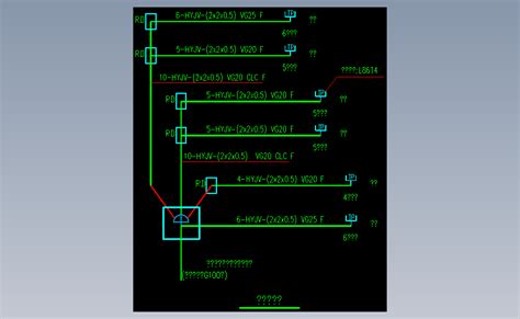 图10-27电话系统图_AutoCAD 2007_模型图纸下载 – 懒石网