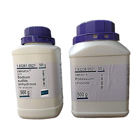 Lab Junction Sodium Sulfite (Na2So3) & Potassium Chloride (KCL) STD ...