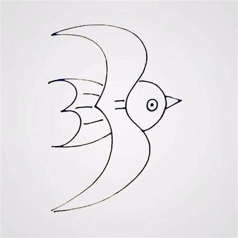 6-9岁儿童画启蒙教程 色彩小燕子的画法图解教程💛巧艺网