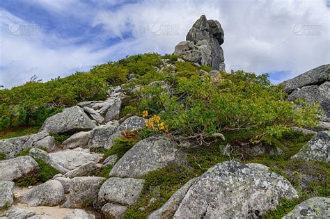 金釜山山顶的Gojoiwa岩