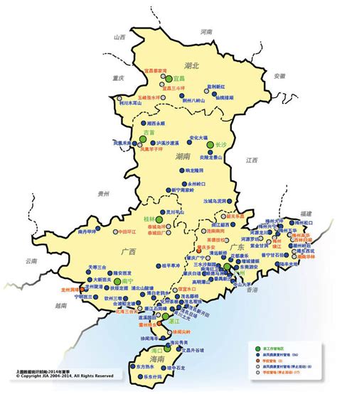 华南地图图片
