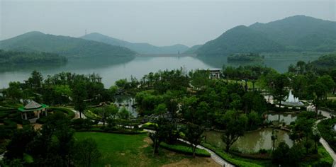 宁波九龙湖景区旅游景点真实照片风景_配图网