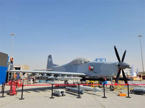 迪拜航展上的Calidus B-350轻型攻击机，阿联酋制造，可圈可点