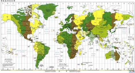 世界各国时区表以及与北京时差对照表 - 365建站网