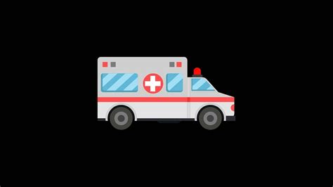 卡通救护车视频素材-卡通救护车视频模板下载-觅知网