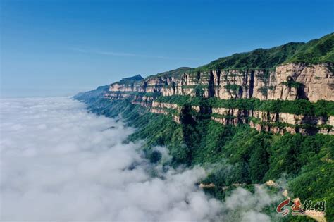 太行山脉地形图图片