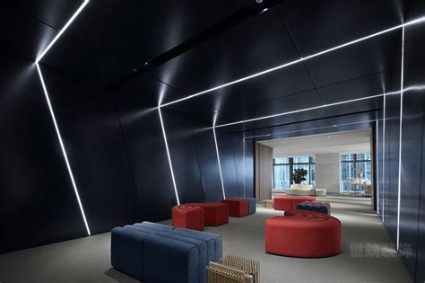 云南文山现代风格办公室装修设计效果图 – 昆明世筑装饰公司