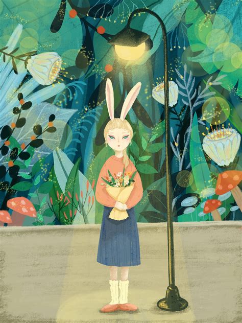 儿童绘本故事推荐《性格-2-兔子小姐的微笑》_版权