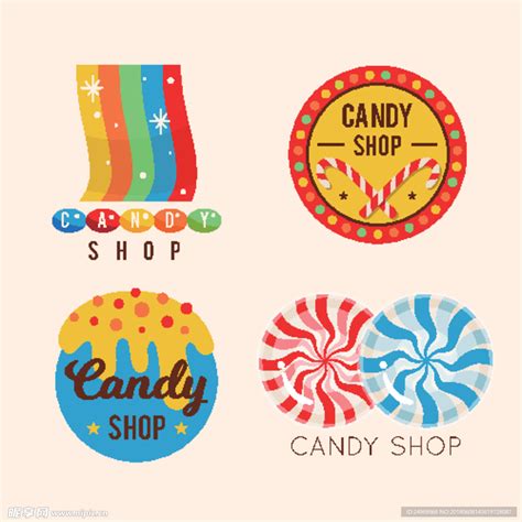 糖果标志设计实例-Logo设计-摩恩网络