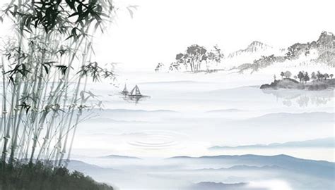 漓江烟雨 白雪石山水画欣赏 - 堆糖，美图壁纸兴趣社区