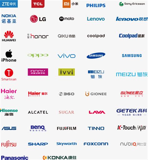 一组品牌手机logo合集-快图网-免费PNG图片免抠PNG高清背景素材库kuaipng.com