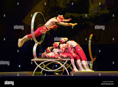 Acrobats performing at Circus Brazil Jack, Sweden Stock Photo - Alamy