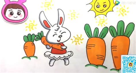 小兔子拔萝卜故事图片,小拔萝卜故事,小拔萝卜图片_大山谷图库