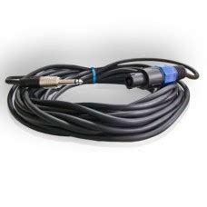 Cablu jack 6,3mm tata - Speak-On tata, 10m - 402225