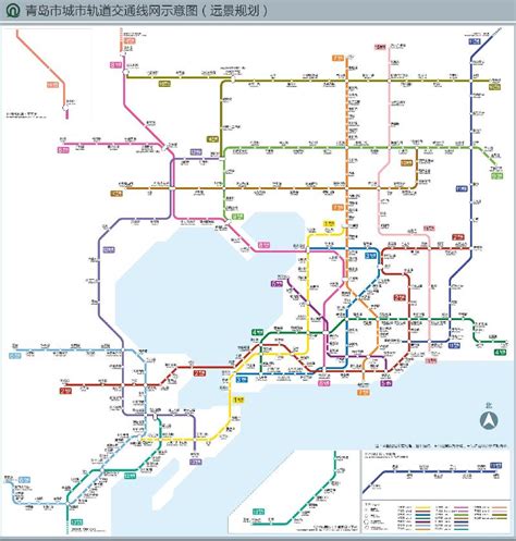 青岛地铁站点分布图,青岛市地铁线路图(第2页)_大山谷图库