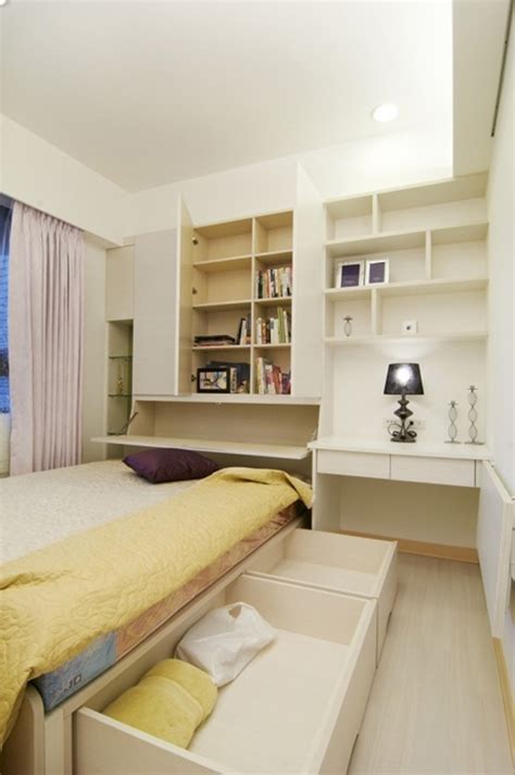 小空间大利用 8款超强卧室收纳设计_新浪家居