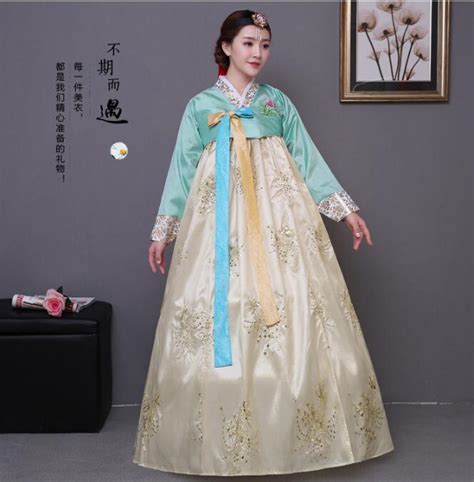 新款传统古装韩服女童宫廷款日常朝鲜少数民族元旦舞蹈表演出服-淘宝网