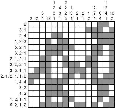 Hanjie Griddlers Nonograms game for Kindle