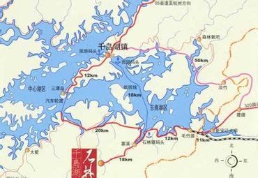 千岛湖地图二 - 图片 - 艺龙旅游指南