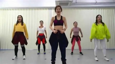 广场舞视频大全《腰腹健身操》，简单好学的减肥舞蹈，强效燃脂_腾讯视频