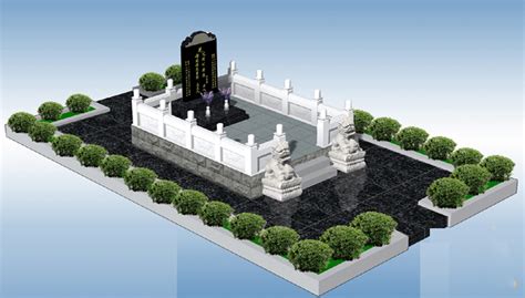 墓地设计案例效果图 - 土木在线