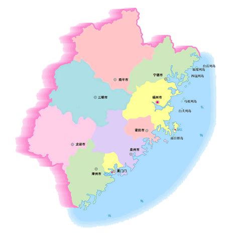 广东福建地图图片