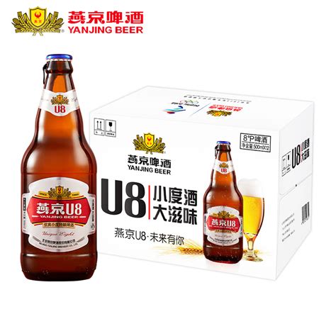 燕京啤酒U8啤酒500ml*12瓶_热品库_性价比 省钱购